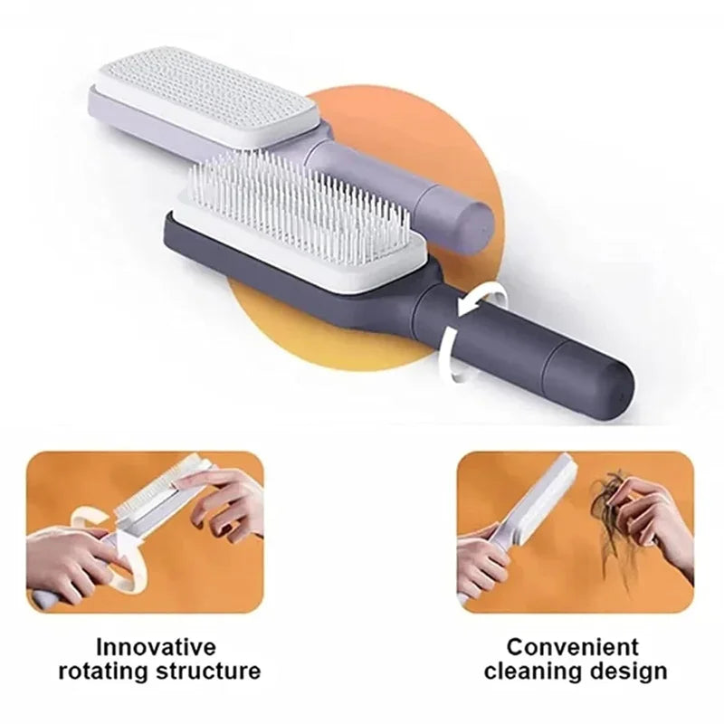 Effortless Self-Cleaning Hairbrush™