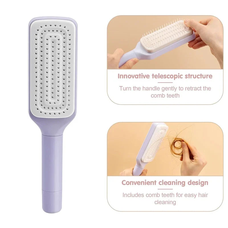Effortless Self-Cleaning Hairbrush™